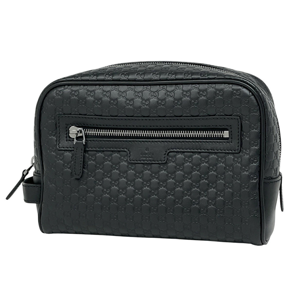 Gucci Microguccissima Shoulder Bag Guccissima Leather Black